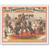 グレートダンのサーカスポスターとトレーナー シール (正面)