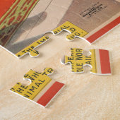 グレートダンのサーカスポスターとトレーナー ジグソーパズル (側面)