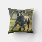 グレートダンエレガント装飾用クッション クッション (裏面)