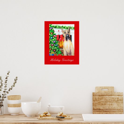 グレートダンストッキングズファウン ポスター (キッチン)