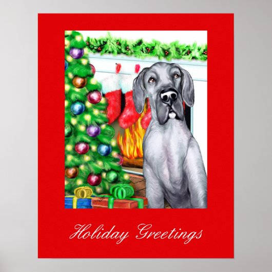 グレートダンストッキングズブルーUC ポスター (正面)