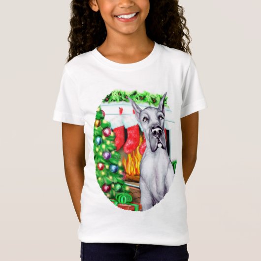 グレートダンストッキングブルー Tシャツ (正面)