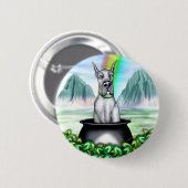 グレートダンブルーポットO金ゴールド 缶バッジ (正面&裏面)