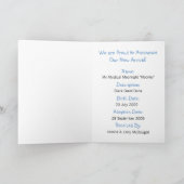 グレートダンベビーブラックボーイアナウンスメント 案内状 (内部)