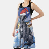 グレートダン冬ワンダーランドクリスマスジョイ エプロン (インサイチュ)