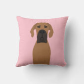 グレートダン子犬 クッション (裏面)