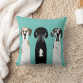 グレートダン子犬 クッション (ブランケット)