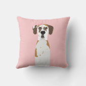 グレートダン子犬 クッション (裏面)