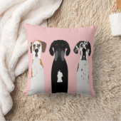 グレートダン子犬 クッション (ブランケット)