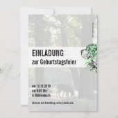 グレートダン招待状 招待状 (裏面)