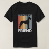 グレートダン犬のオーナー犬の品種の犬の恋人ギフト Tシャツ (デザイン正面)