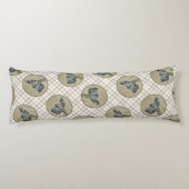 グレートダン絵を描ズオリジナルペットドッグアート ボディピロー (裏面)