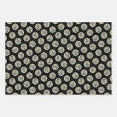 グレートダン絵を描ズオリジナルペットドッグアート ラッピングペーパーシート (正面3)