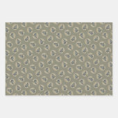 グレートダン絵を描ズオリジナルペットドッグアート ラッピングペーパーシート (正面2)