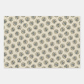 グレートダン絵を描ズオリジナルペットドッグアート ラッピングペーパーシート (正面)