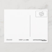 グレートダン誕生日はがき ポストカード (裏面)