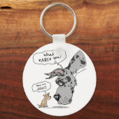 グレートダン&チワフアメルレ キーホルダー (正面)