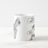 グレートダン&チワフアメルレ コーヒーマグカップ (中央)