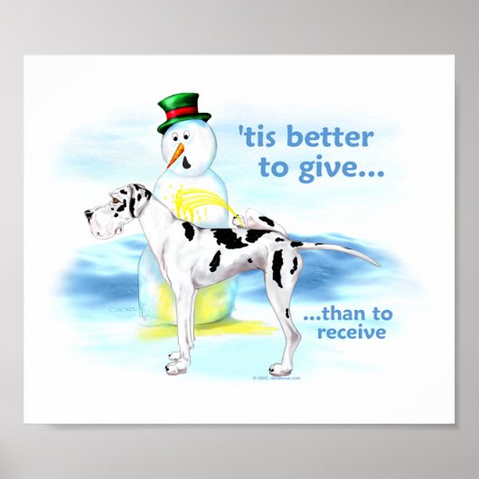 グレートダンBTGハーレクインUC ポスター (正面)