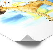 グレートダンBTGブリンドル ポスター (角)