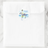 グレートダンBTGブルーUCギフトラベル ラウンドシール (バッグ)