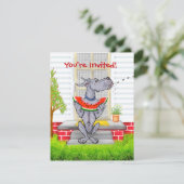 グレートダンSPITブルー 招待状 (スタンド正面)