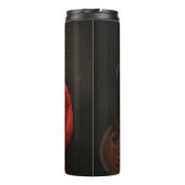 グレートダーネウィズサンタクロースフェスティバルクリスマス タンブラー (裏面)