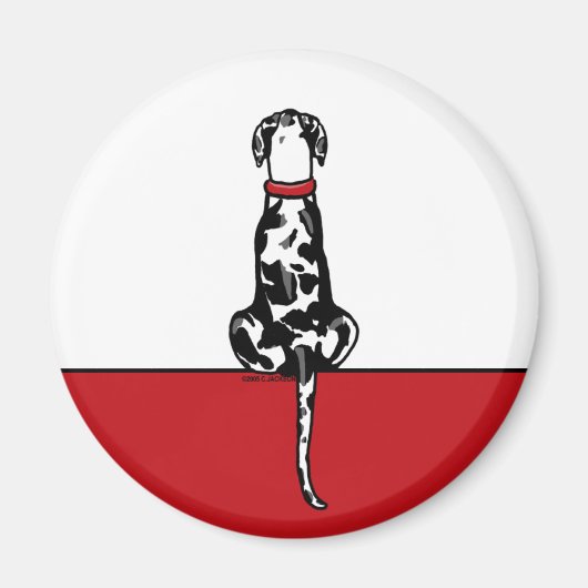 グレートダーネシットハーレUC マグネット (正面)