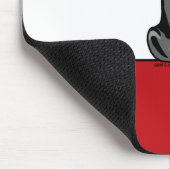 グレートダーネシットブラック マウスパッド (コーナー)