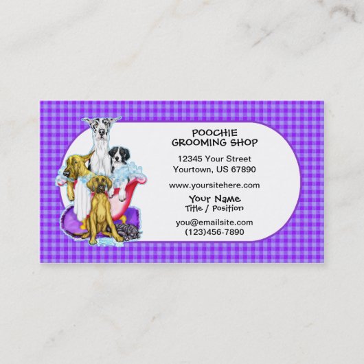 グレートダーネタブフルビジネスカード 名刺 (正面)