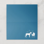 グレートダーネドッグベビーシャワーパピーブルーボーイ プレイスカード (外部開封)