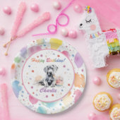 グレートダーンウォーターカラー紙プレート ペーパープレート (パーティー)