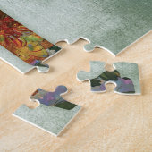 グレートダーンドッグフローラオングリーン ジグソーパズル (側面)