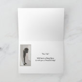 グレートダーンドッグユーモアお誕生日ケーキおもしろい カード (内部)