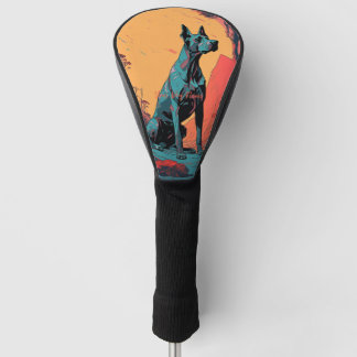 グレートダーンドッグ004 – ブルーノポックオープン ゴルフヘッドカバー