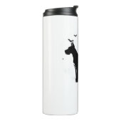 グレートダーンドッグ – ハロウィンムーンシルエットクラシック タンブラー (回転左)