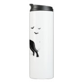 グレートダーンドッグ – ハロウィンムーンシルエットクラシック タンブラー (回転右)