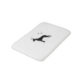 グレートダーンドッグ – ハロウィンムーンシルエットクラシック バスマット (アングル)