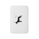 グレートダーンドッグ – ハロウィンムーンシルエットクラシック バスマット (正面縦)