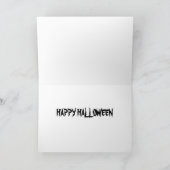 グレートダーンハロウィーンカード カード (内部)