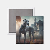 グレートダーンハロウィーン怖 マグネット (正面/裏面)