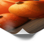 グレートダーンパピー秋デライトカボチャ ポスター (コーナー)