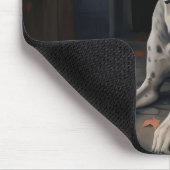 グレートダーンパンプキンハロウィーン怖いフリップ マウスパッド (コーナー)