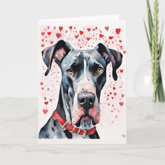 グレートデイネグリーティングカード サンキューカード (正面)