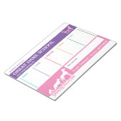 グレートデインのトレーニングプラン ノートパッド (アングル)