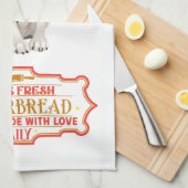 グレートデネシェフベーキングジンジャーパン キッチンタオル (四つ折り)