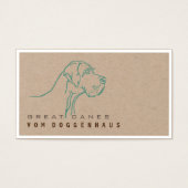 グレートデネピュアスケッチ (正面)