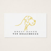 グレートデネピュアスケッチ (正面)