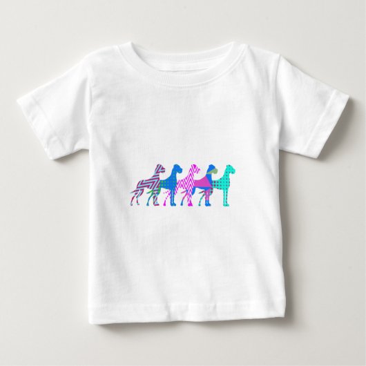グレートデンマークドッグ ベビーTシャツ (正面)