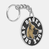 グレートデンマーク規則 キーホルダー (正面左)